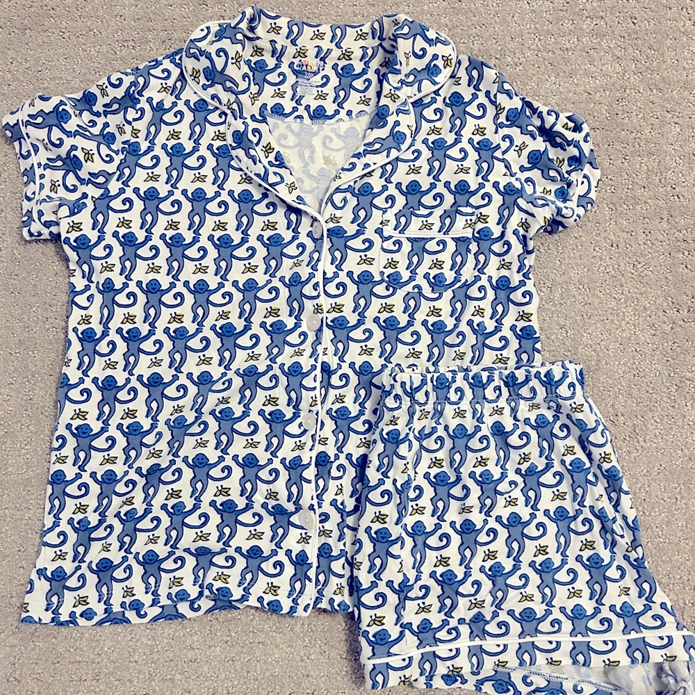 Roller Rabbit Monkey Polo Pajamas
